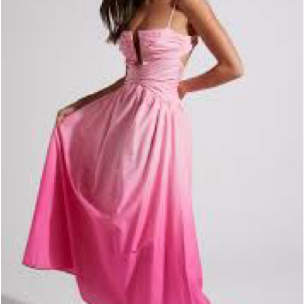 Showpo Strapless Pink Dress